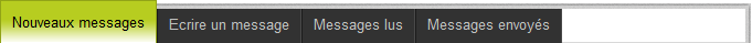 instant messaging service: menu