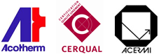certificats Acotherm, Cerqual, Acermi