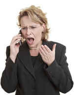 copropriétaire au téléphone