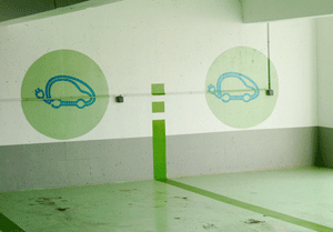 places de parking pour véhicules électriques