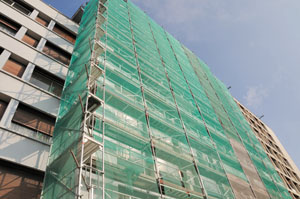 ravalement d'une façade d'immeuble