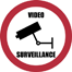 autocolant avertissement videosurveillance